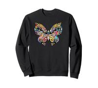 Nirvana Mandala, Schmetterling, heilige Fraktal-Kunst, Yoga-Mantra Sweatshirt