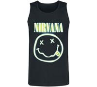 Nirvana Neon Logo Tank-Top schwarz in S
