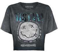 Nirvana Nevermind T-Shirt grau in M