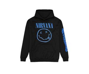Nirvana - Nevermind Smile - Hoodie - Schwarz - S - 50% Baumwolle, 50% Polyester Schwarz S