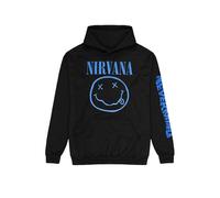 Nirvana - Nevermind Smile - Hoodie - Schwarz - S - 50% Baumwolle, 50% Polyester,Schweiß Schwarz S