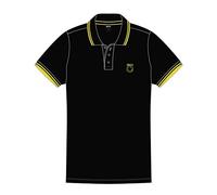 Nirvana Polo T Shirt Smiley Face Band Logo Nue offiziell Herren