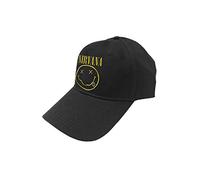 Nirvana - Rock Off officially licensed products Nirvana Grunge Face Band Logo Baseball Cap One Size