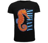 Nirvana Seepferdchen T-Shirt - Offizielles Merchandise Größe: XXL Schwarz
