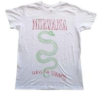 Nirvana Serve The Servants offiziell Männer T-Shirt Herren (Large)