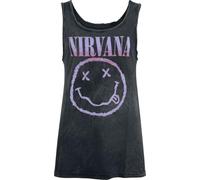 Nirvana Smiley Top schwarz in L