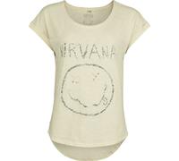 Nirvana Smiley T-Shirt sand in L