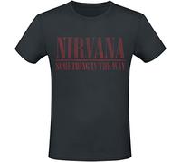 Nirvana Something In The Way Männer T-Shirt schwarz 4XL