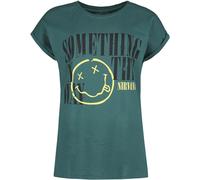 Nirvana Something In The Way T-Shirt blau in XL