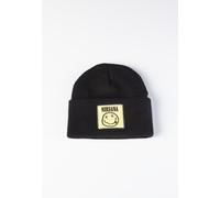 Nirvana - Square Logo - Beanie - Schwarz - Onesize - 100% Baumwolle Schwarz Onesize
