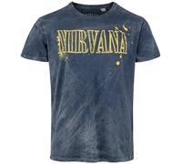 Nirvana STS Männer T-Shirt Navy M 100% Baumwolle Band-Merch, Bands