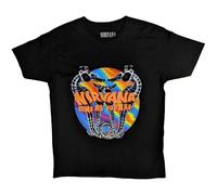 Nirvana T Shirt Come As You Are Band Logo Nue offiziell Unisex Schwarz XL