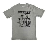 Nirvana T Shirt Incesticide Stacked Band Logo Nue offiziell Unisex M
