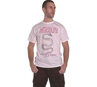 Nirvana T Shirt Serpent Snake Serve the Servants Band Logo offiziell Herren Weiß L