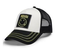 Nirvana Trucker Cap mit Logo in schwarz/weiß