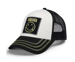 Nirvana Trucker Cap mit Logo in schwarz/weiß