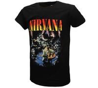 Nirvana Unplugged Live T-Shirt - offizielles Merchandise XXL Schwarz