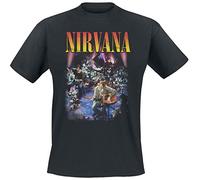 Nirvana T-Shirt Unplugged Photo – Jersey, 100% Baumwolle – Schwarz XXL