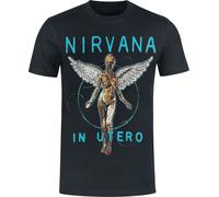 Nirvana Utero Tracklist T-Shirt schwarz in L