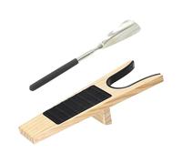 Nishiyuenyi Extra Breiter Stiefelknecht Aus Holz, Ideal Zum Einfachen Ausziehen von Stiefeln, für Draußen, Zuhause Und für Senioren