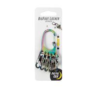 Nite IZE Bigfoot Locker KeyRack Stainless Steel - Spectrum, KLKBF-07-R3, Einheitsgröße