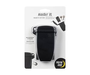 Nite Ize KBXL-01-R7 Wasserdichter Schlüssel und Schlüsselanhänger Versteck XL Schwarz
