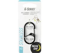 NITE Ize Schlüssel-Karabiner NI-GS2-01-R6 G-Series #2 Schwarz 1 St.