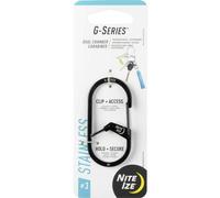 NITE Ize Schlüssel-Karabiner NI-GS3-01-R6 Schwarz 1 St.