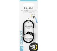 NITE Ize Schlüssel-Karabiner NI-GS3-01-R6 Schwarz 1 St.
