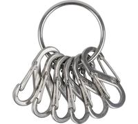 NiteIze KeyRing Steel S-Biner silber