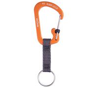 Nite Ize - SlideLock Key Ring Aluminum - Schlüsselanhänger mit Karabiner - Orange