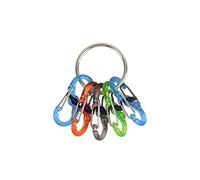 NiteIze Key Ring Locker silber