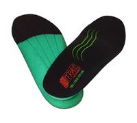 NITRAS 700L Ergo Step Low Einlegesohle , semi-orthopädische Einlegesohlen, schwarz / grün 1 Paar