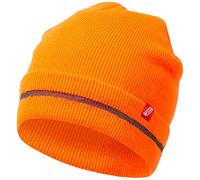 Strickmütze "730" mit Reflexstreifen - NITRAS® neonorange Einheitsgröße