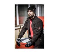 Nitras Strickmütze mit Rollrand, Winterfutter, 731 schwarz
