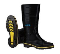 Nitril-Stiefel hoch, schwarz, Gr. 45