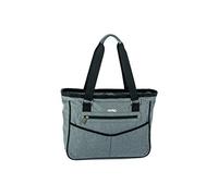 Nitro Carry All Bag Multibag Handtasche mit 15" gepolstertem Laptopfach, Damen Shopper Umhängetasche Strandtasche Schultasche Reisetasche, 16 L, 720 g, 1131-878006_Faded Black