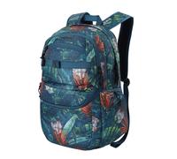 Nitro Future Hero 35 Liter Rucksack TROPICAL (Blumen) Daypack mit 17 Zoll Laptopfach