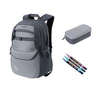 NITRO Future Hero Schulranzen-Set 3-teilig grau