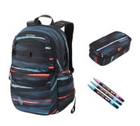 NITRO Future Hero Schulranzen-Set 3-teilig blau