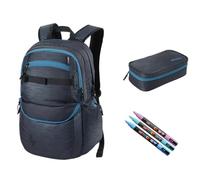 NITRO Future Hero Schulranzen-Set 3-teilig grau