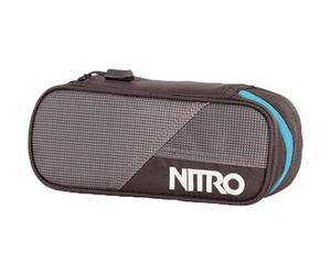 Nitro Pencil Case Federmäppchen für Schule Blur-Blue Trims Mäppchen