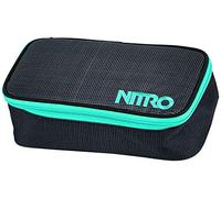 Nitro Pencil Case XL Inkl. Geo Dreieick & Stundenplan, Federmäppchen, Schlampermäppchen, Faulenzer Box, Federmappe, Stifte Etui