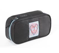 Nitro Pencil Case XL Inkl. Geo Dreieick & Stundenplan, Federmäppchen, Schlampermäppchen, Faulenzer Box, Federmappe, Stifte Etui