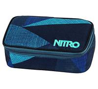Nitro Pencil Case XL Inkl. Geo Dreieick & Stundenplan, Federmäppchen, Schlampermäppchen, Faulenzer Box, Federmappe, Stifte Etui