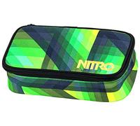 Nitro Pencil Case XL Inkl. Geo Dreieick & Stundenplan, Federmäppchen, Schlampermäppchen, Faulenzer Box, Federmappe, Stifte Etui