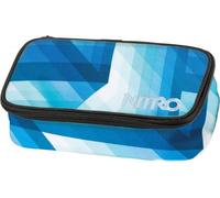 Nitro Federmäppchen PENCIL CASE XL – Geo Ocean, inkl. Geo-Dreieck & Stundenplan, 21×10×6,5 cm