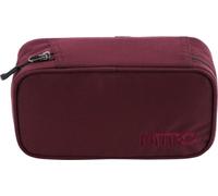 Nitro Federmäppchen Pencil Case XL – inkl. Geo-Dreieck & Stundenplan – Weinrot