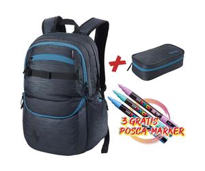 Nitro & Posca Future Hero Rucksack-Set 3tlg Haze