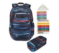 NITRO Schulrucksack 3 Teile Set Future Hero Acid Dawn 0001 rmv